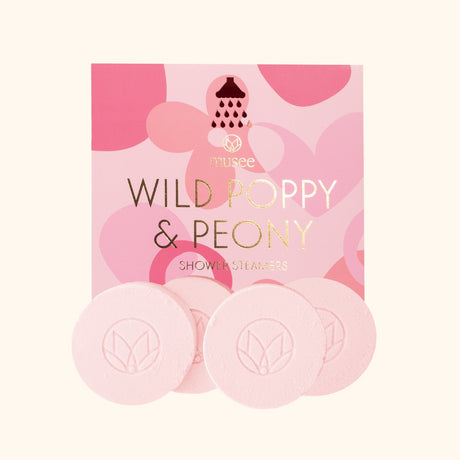 Musee | Wild Poppy & Peony Shower Steamers
