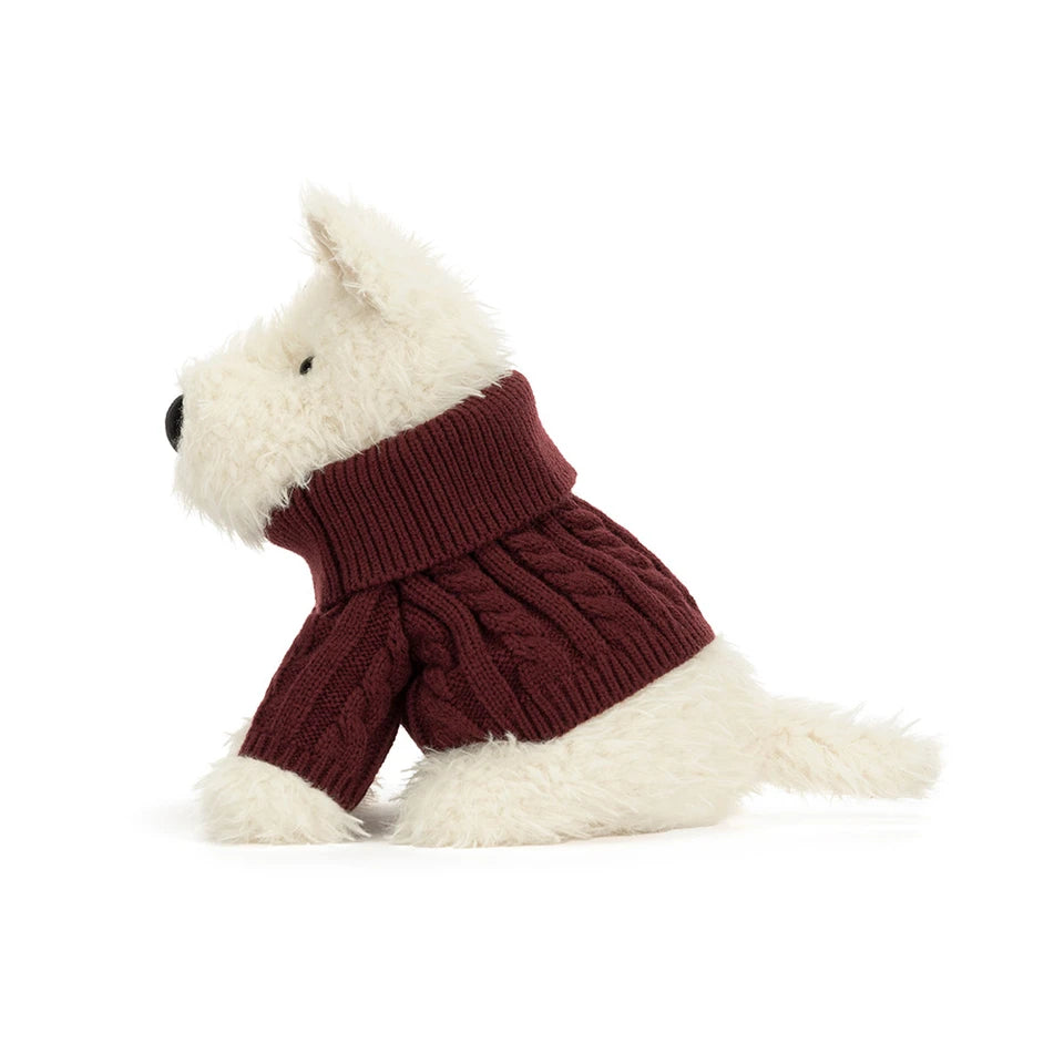Jellycat | Munro Scottie Dog 'Winter Jumper'