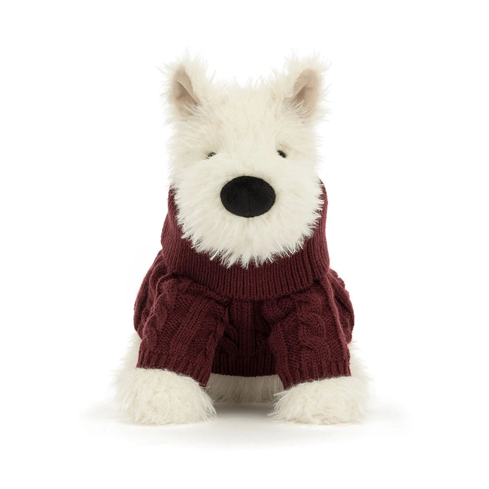 Jellycat | Munro Scottie Dog 'Winter Jumper'