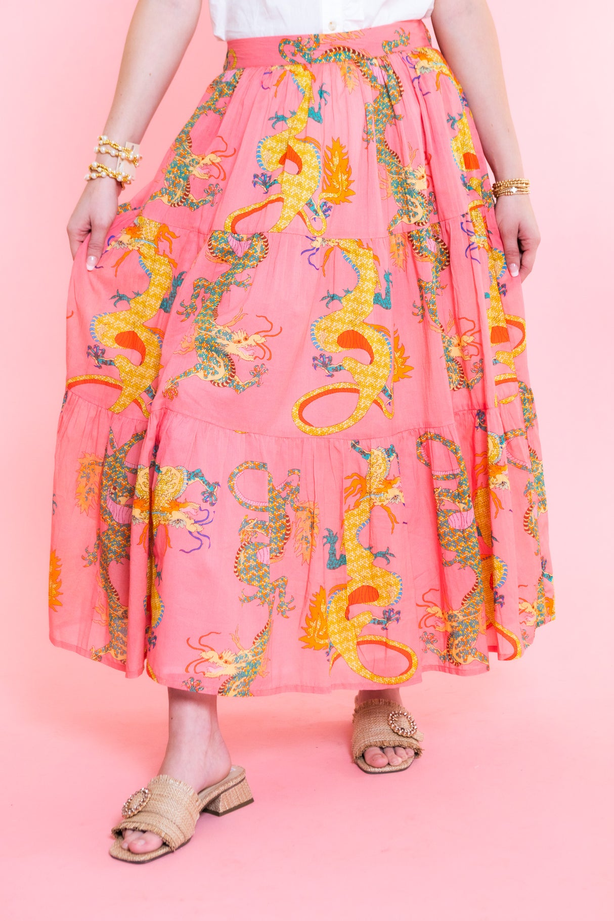 Dizzy Lizzie | The Coral Dragon Skirt