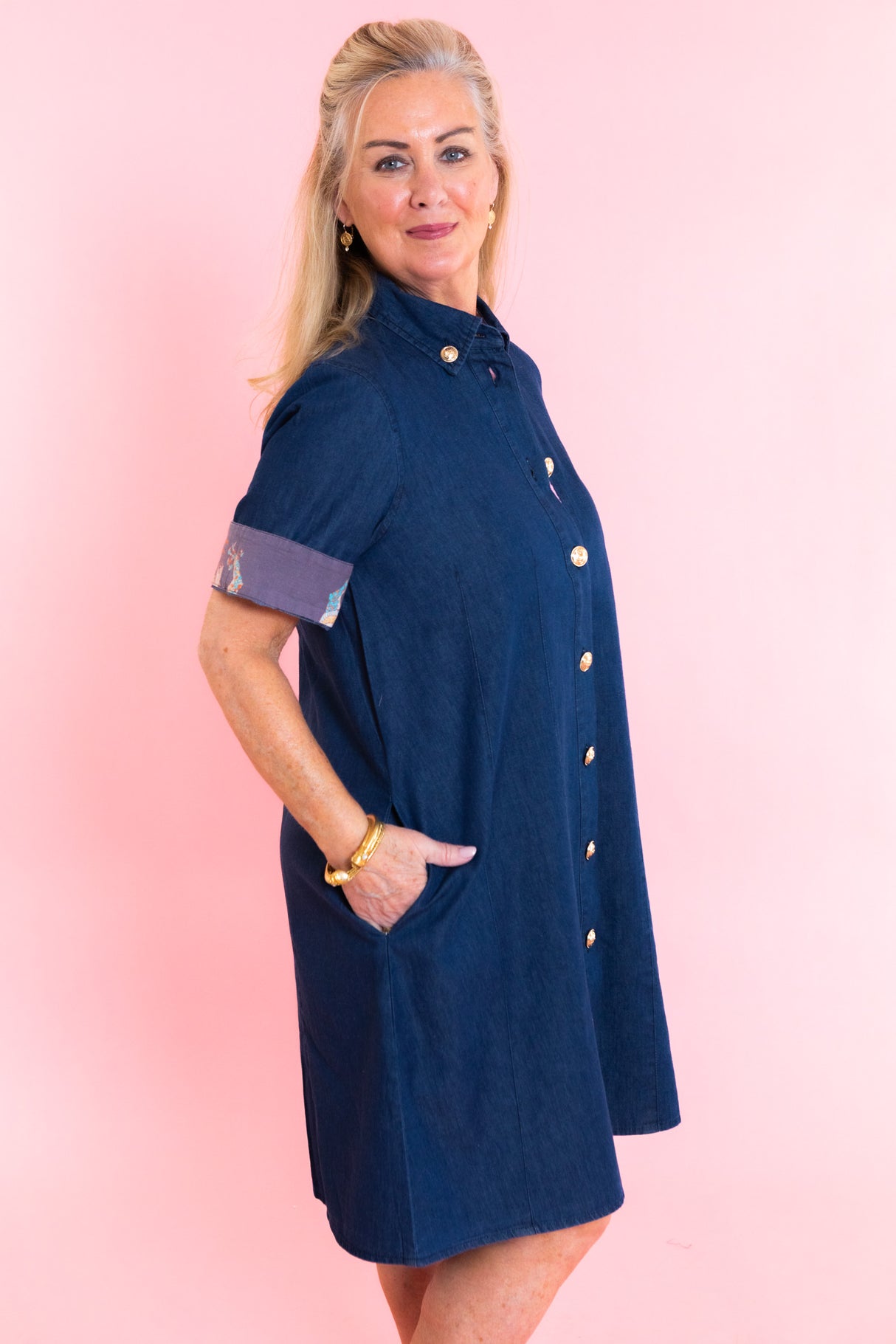 Dizzy Lizzie | Newport Denim Mini Dress