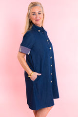 Dizzy Lizzie | Newport Denim Mini Dress