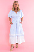Blue Skies Midi Dress