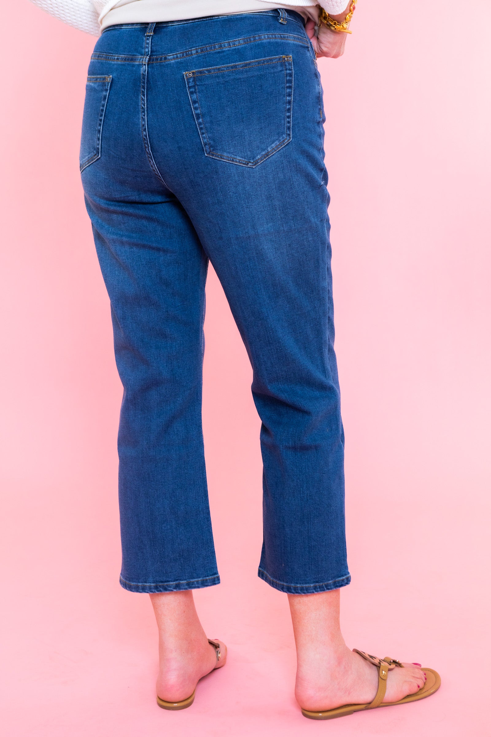 Seamed City Crop Jean