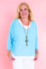 Everyday Tunic with Pendant Necklace