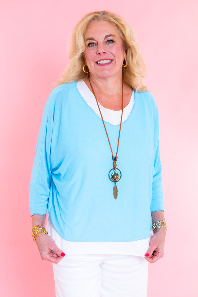 Everyday Tunic with Pendant Necklace