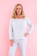 Chic Appliqué Cotton Tee