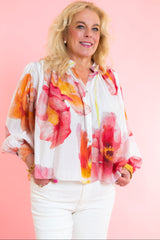 The Sunset Bloom Blouse
