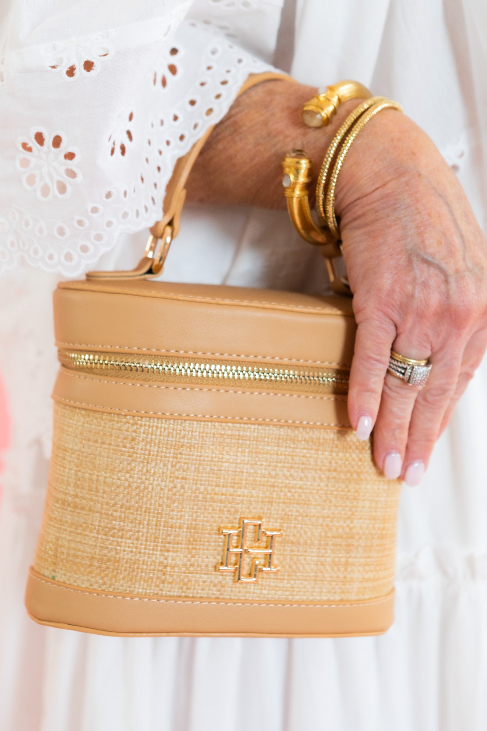 Caroline Hill | Audrey Handbag - Natural