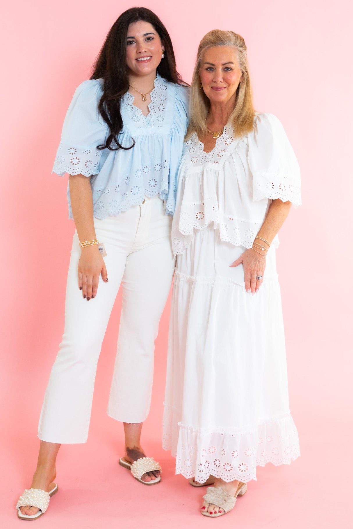 Sweet Meadow Eyelet Blouse