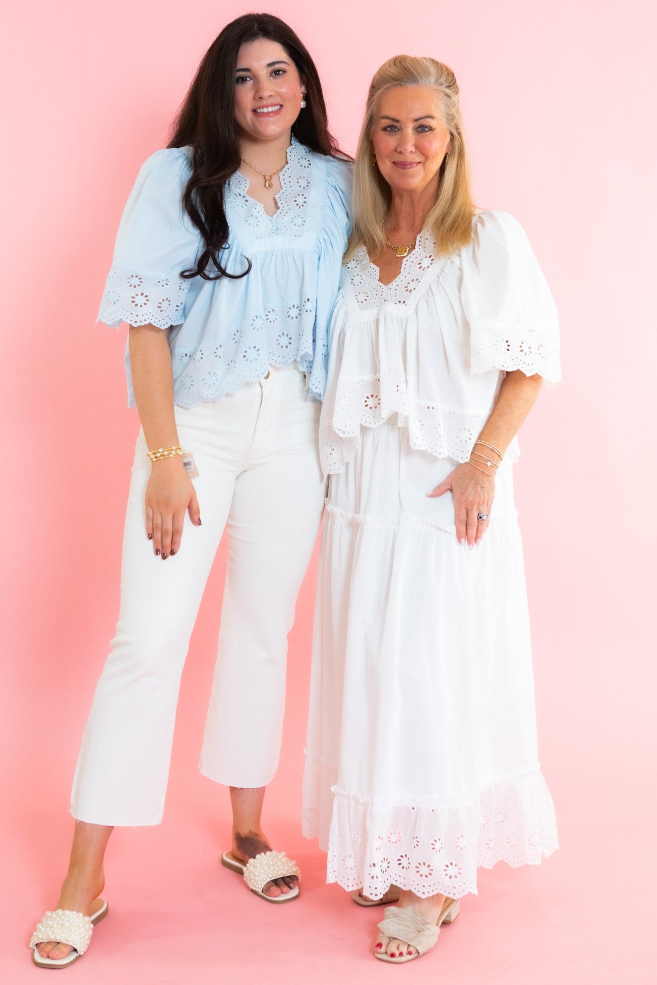 Sweet Meadow Eyelet Blouse