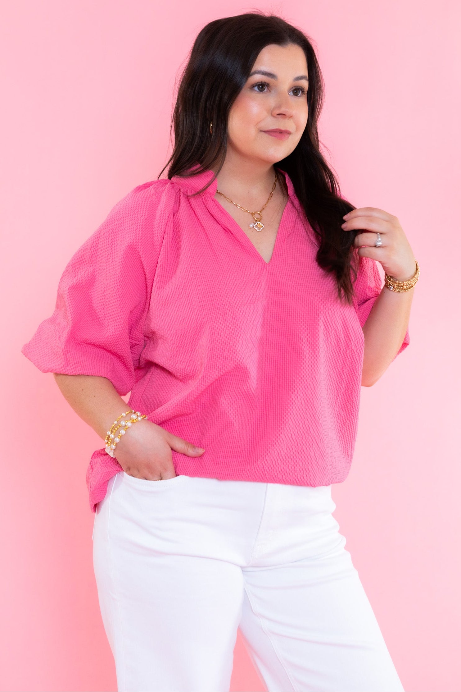 The Catalina Seersucker Top