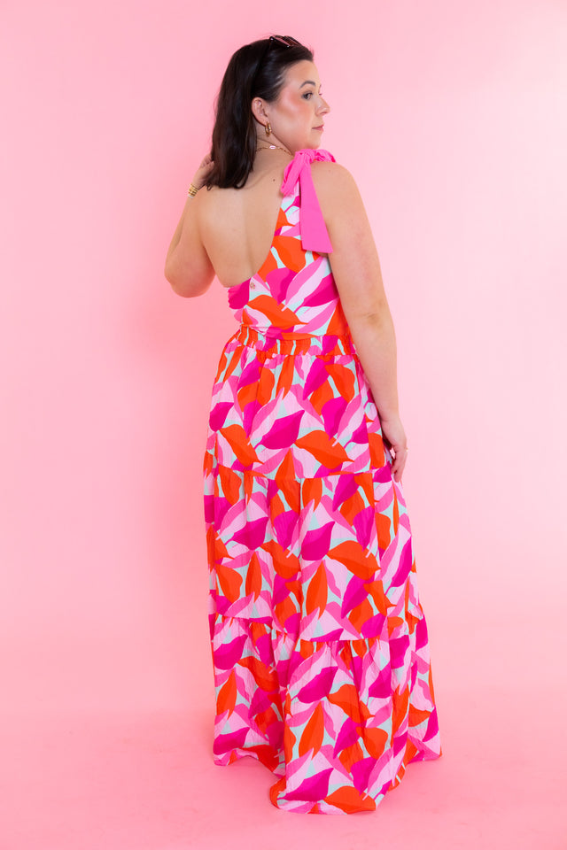 Mary Square | Mia One Piece Swimsuit | Bali Bloom Pink