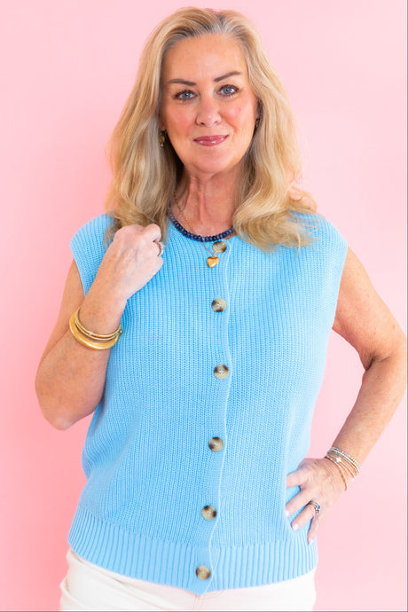 The Everyday Classic Cotton Knit Vest