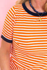 Sunset Stroll Striped Tee