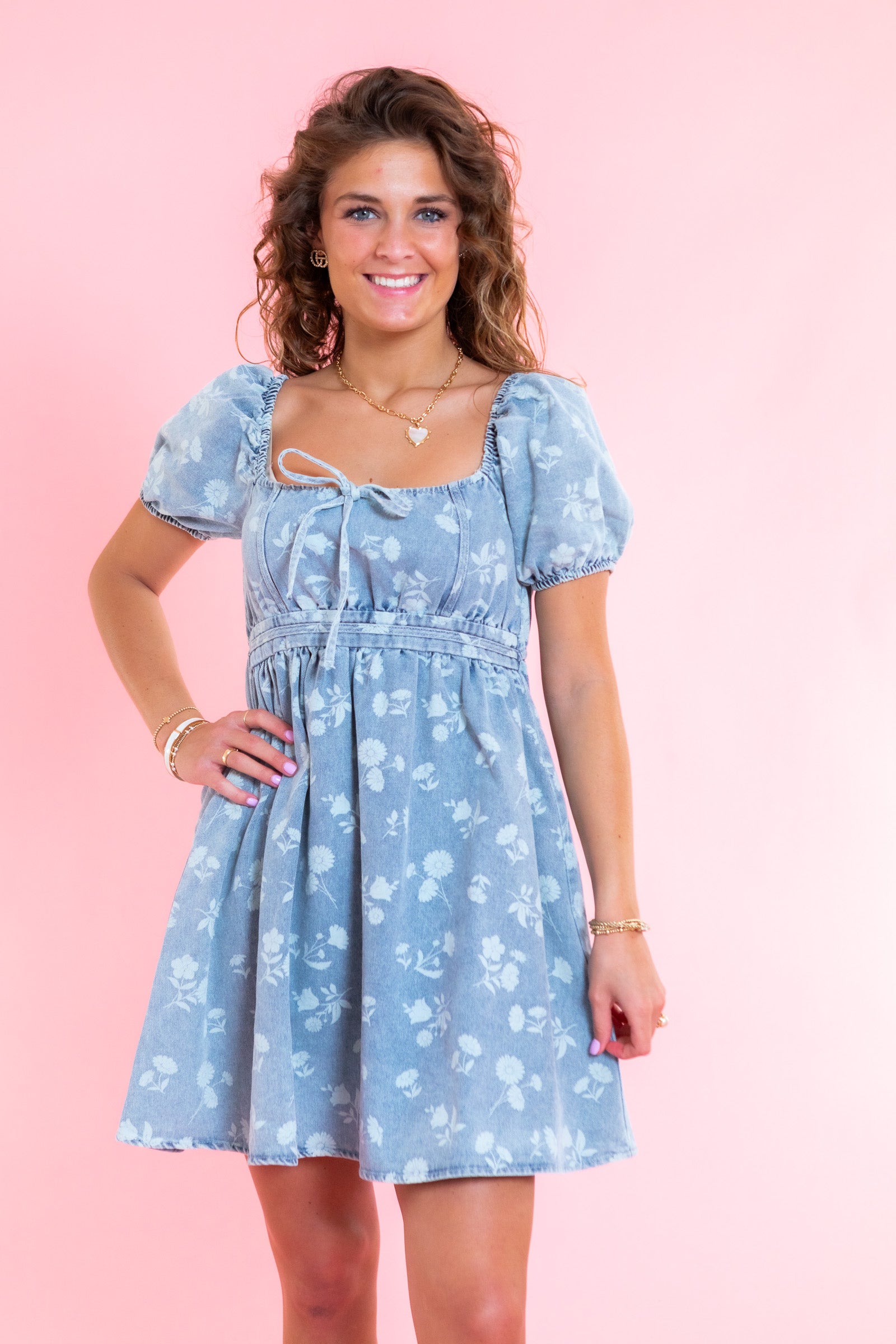 Bluebell Garden Smocked Midi Dress