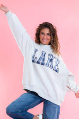 Lake & Mountain Reversible Mockneck Sweatshirt