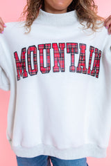 Lake & Mountain Reversible Mockneck Sweatshirt