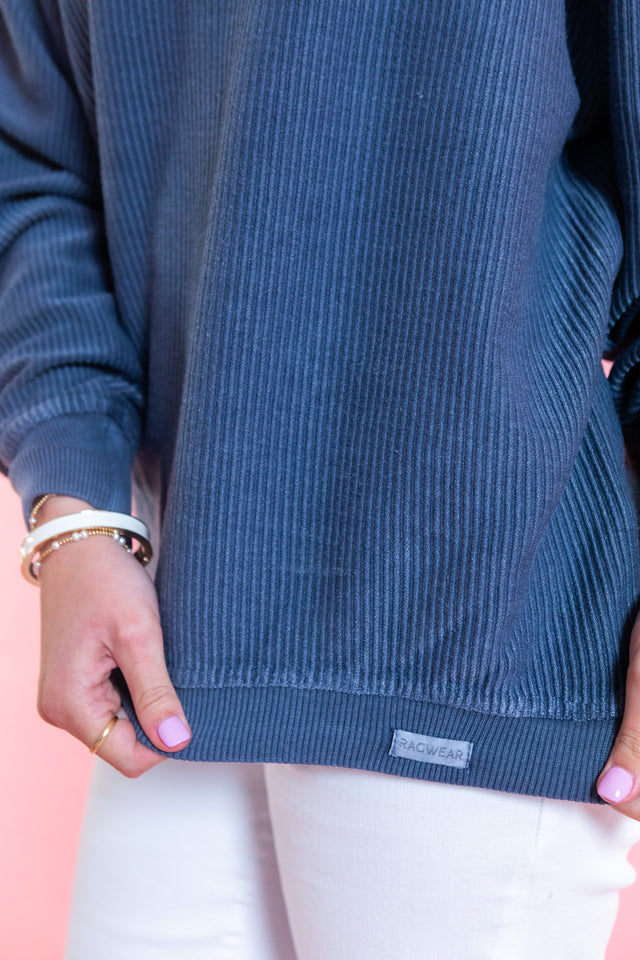 Lake Crew Ribbed Sweater