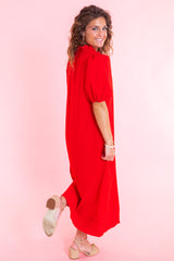Scarlett Puff Sleeve Midi Dress