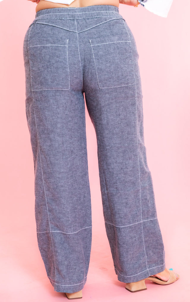 Harper Seamed Crop Pants