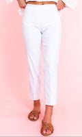 Pull-On Crop Pants with Pockets