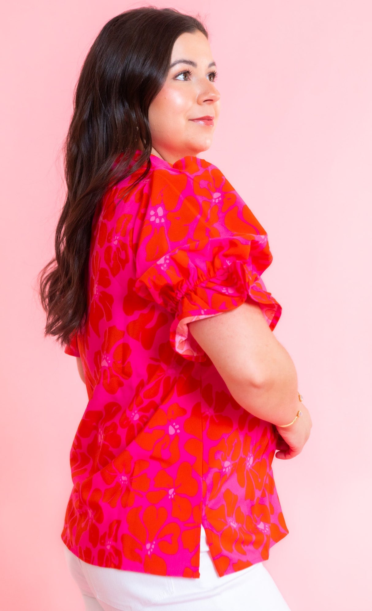 Mary Square | Jessica Top | Garden Samba Pink