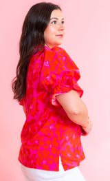 Mary Square | Jessica Top | Garden Samba Pink