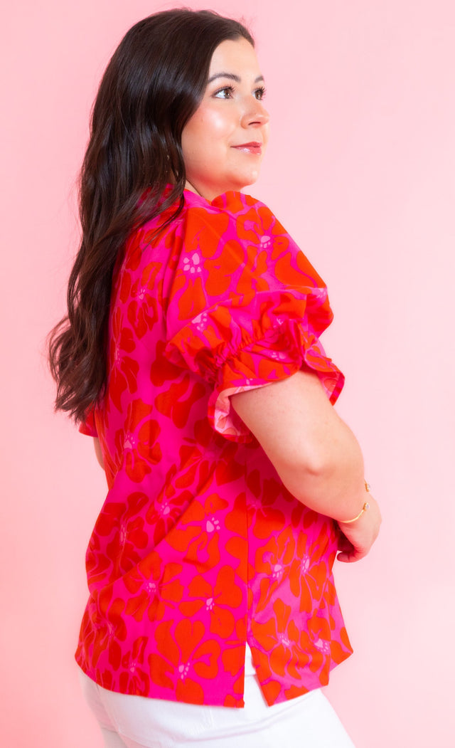 Mary Square | Jessica Top | Garden Samba Pink