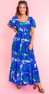 Mary Square | Milena Dress | Shade Blue
