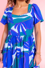 Mary Square | Milena Dress | Shade Blue