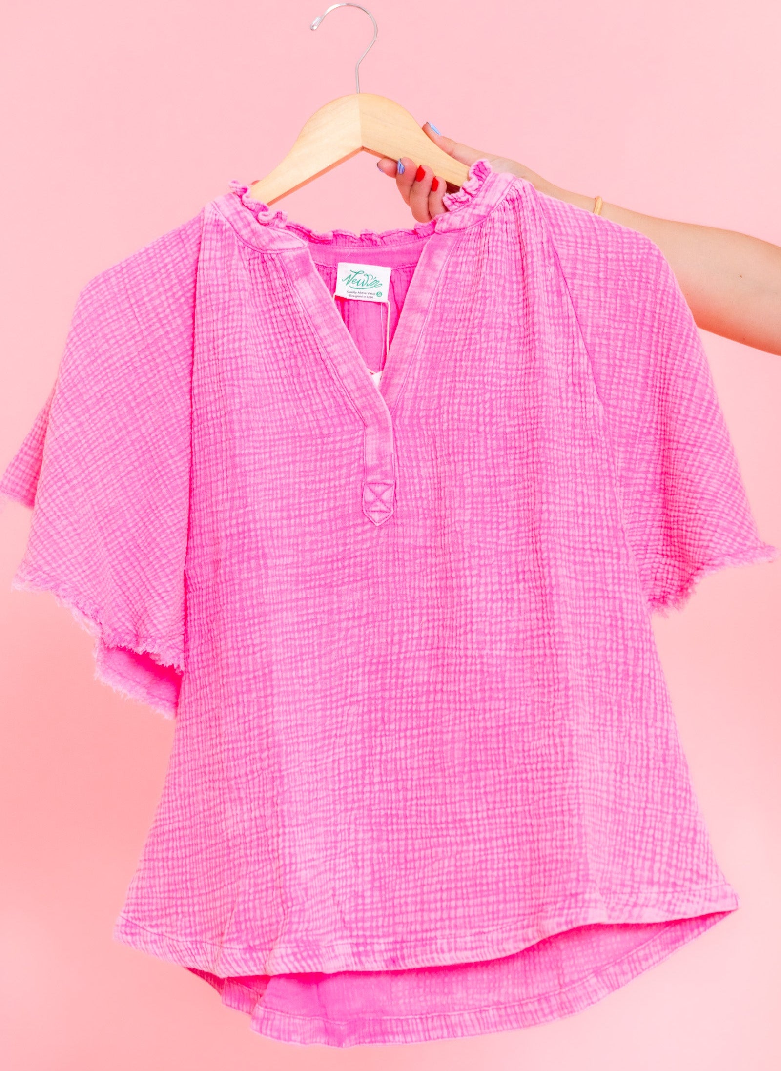 Sunday Morning Gauze Top
