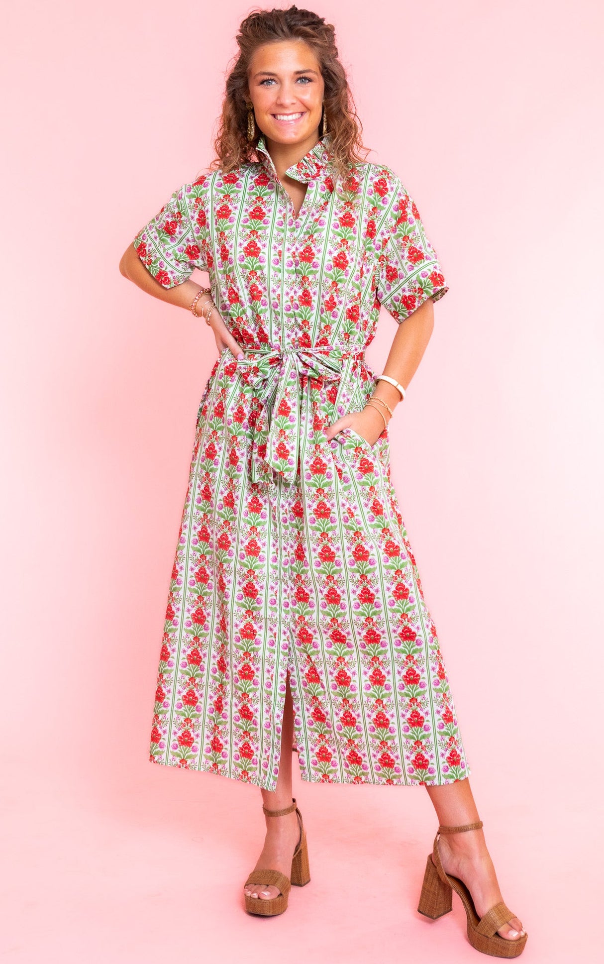 English Garden Midi Dress