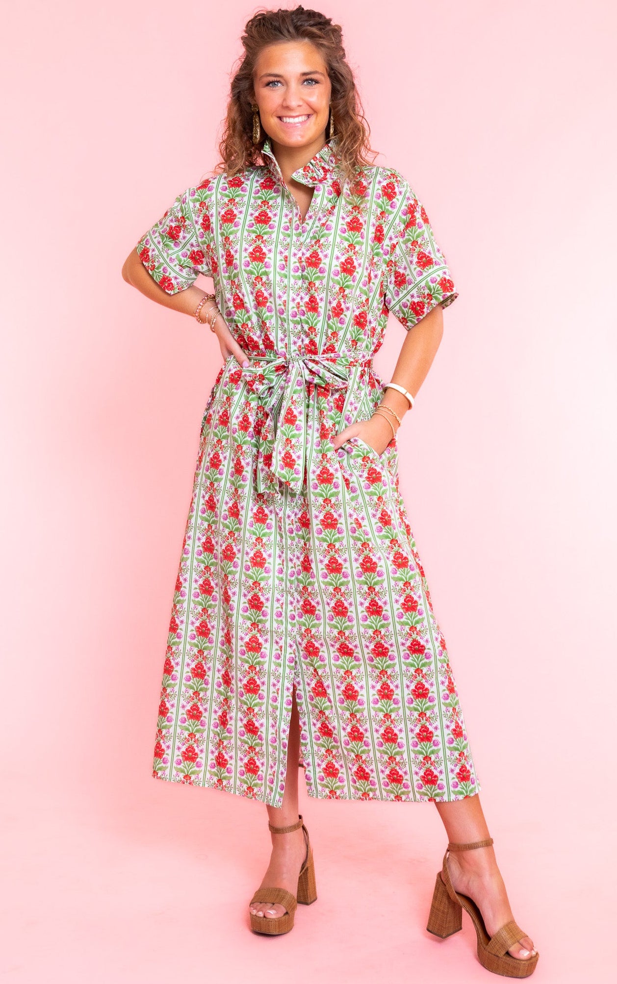 English Garden Midi Dress