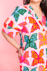 Uncle Frank | Butterflies Shift Dress