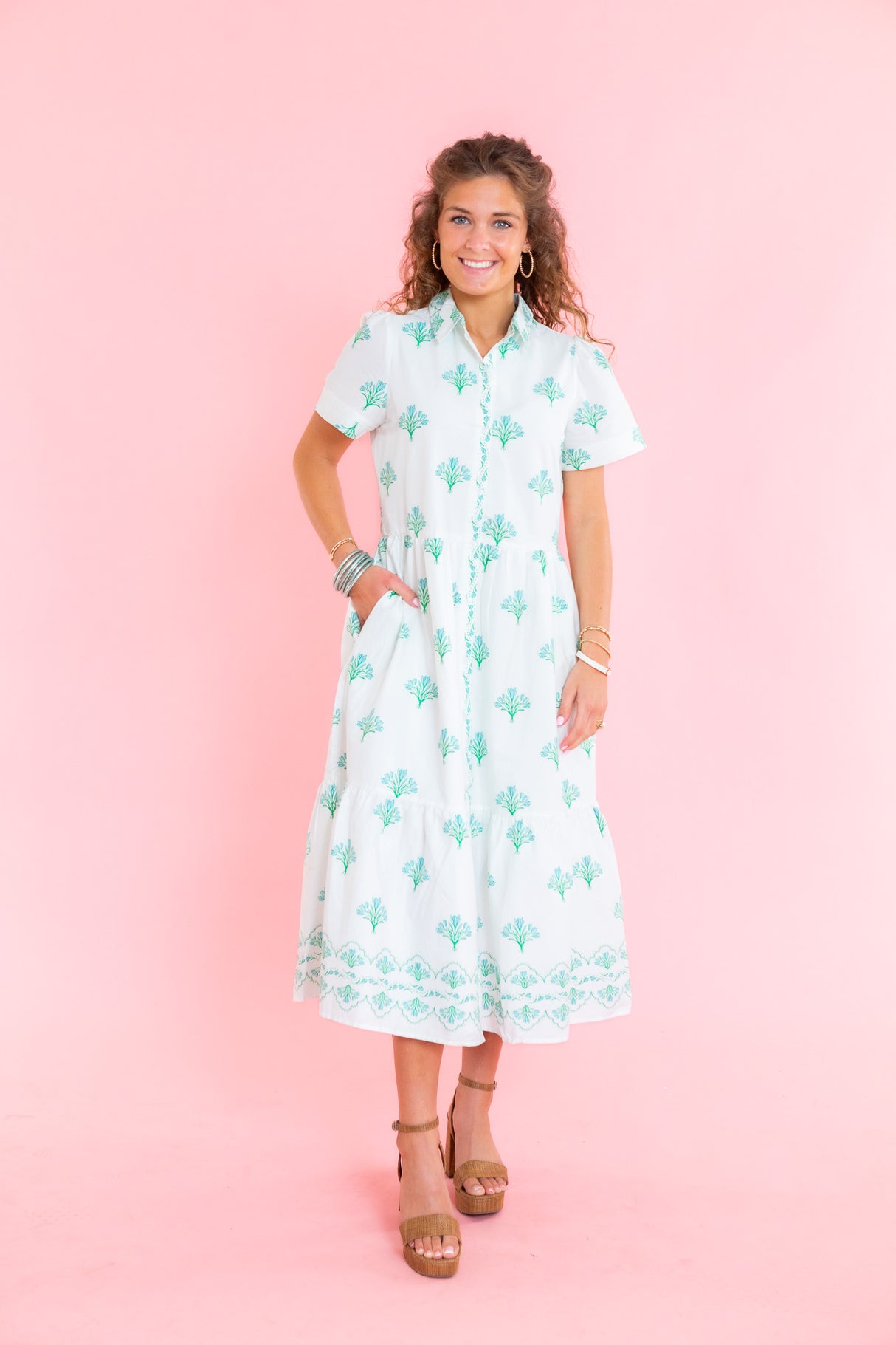 Mary Square | Jema Dress | Bell Blooms Blue
