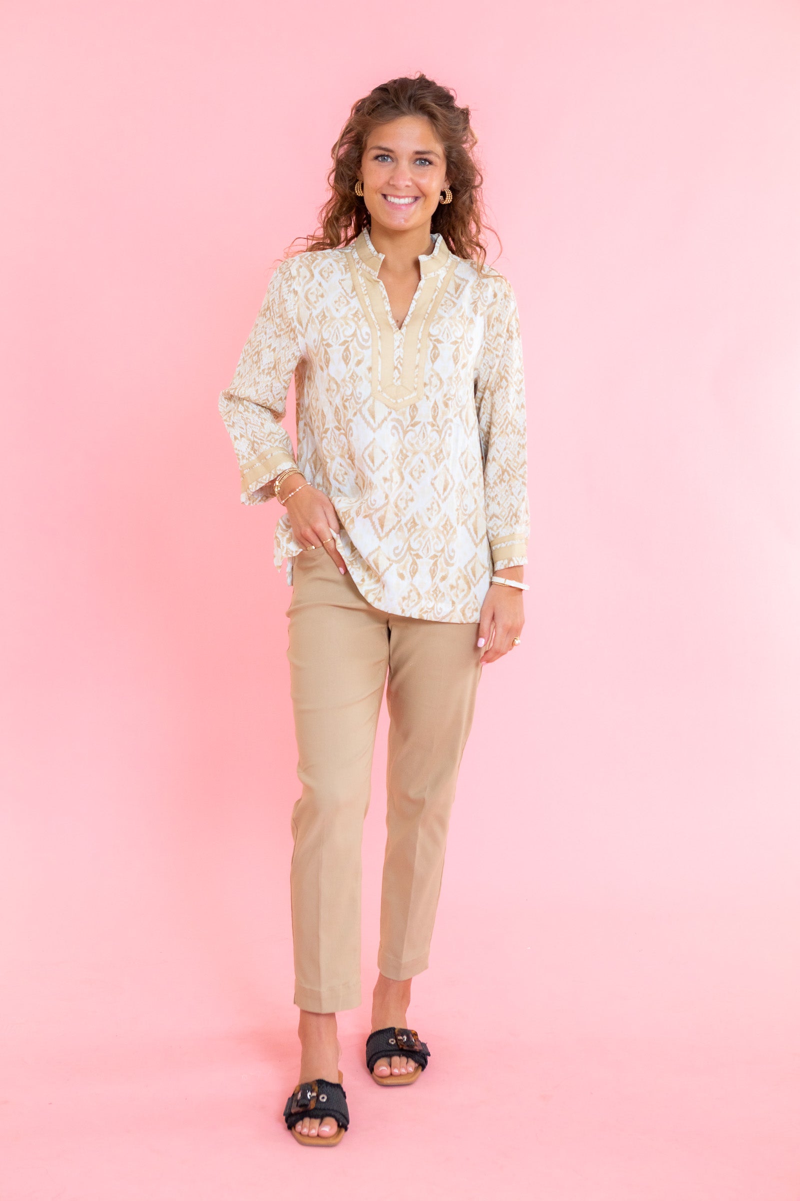 Honey Dune Stripe Top