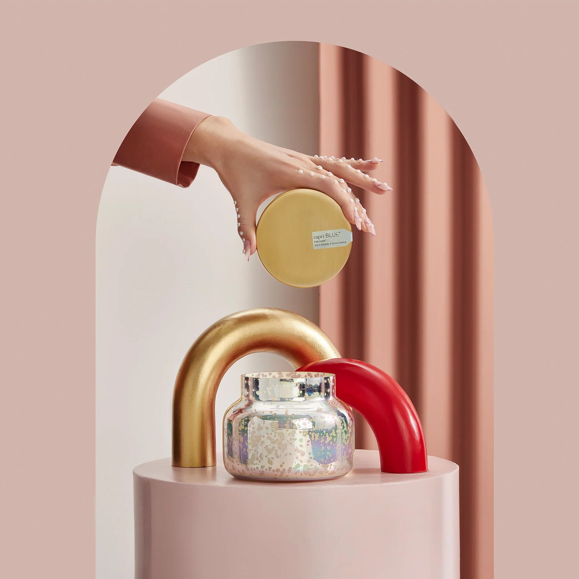 Capri Blue | Volcano Mercury Iridescent Signature Candle