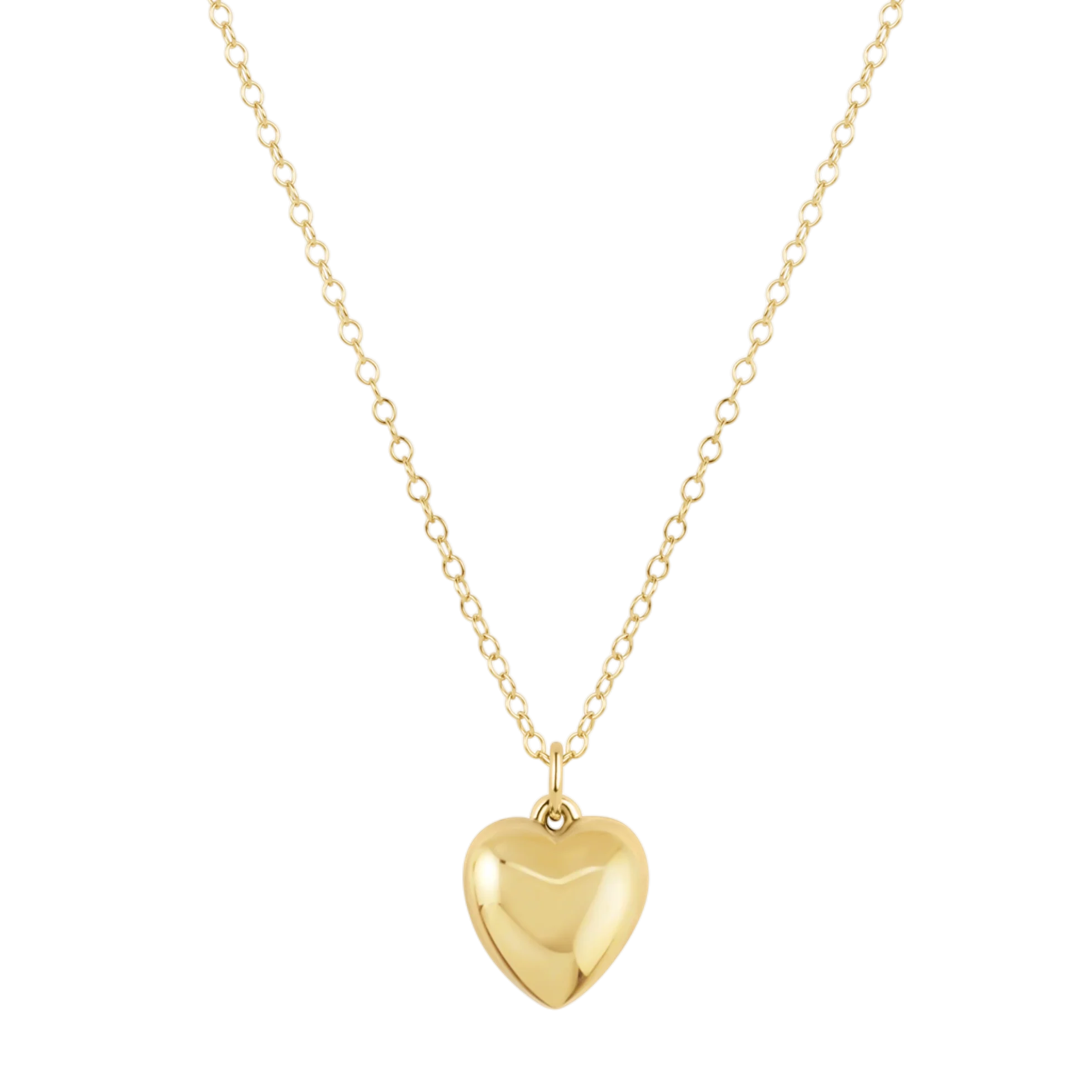 Enewton | 16" Necklace Gold | Love Plush Gold Charm
