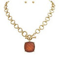 Madison's Exclusive | Stone Pendant Set
