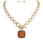 Madison's Exclusive | Stone Pendant Set