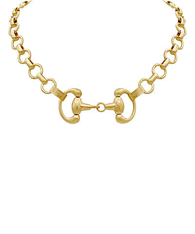 Madison's Exclusive | Linked Horsebit Necklace