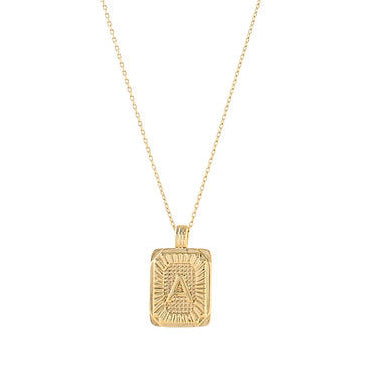 Madison’s Exclusive | Golden Initial Pendant Necklace