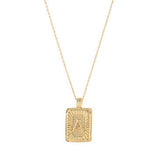 Madison’s Exclusive | Golden Initial Pendant Necklace