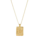 Madison’s Exclusive | Golden Initial Pendant Necklace