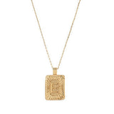 Madison’s Exclusive | Golden Initial Pendant Necklace