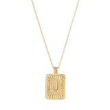 Madison’s Exclusive | Golden Initial Pendant Necklace