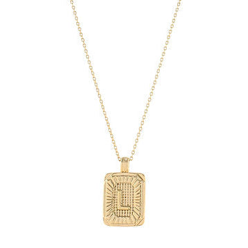 Madison’s Exclusive | Golden Initial Pendant Necklace