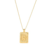 Madison’s Exclusive | Golden Initial Pendant Necklace