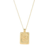 Madison’s Exclusive | Golden Initial Pendant Necklace